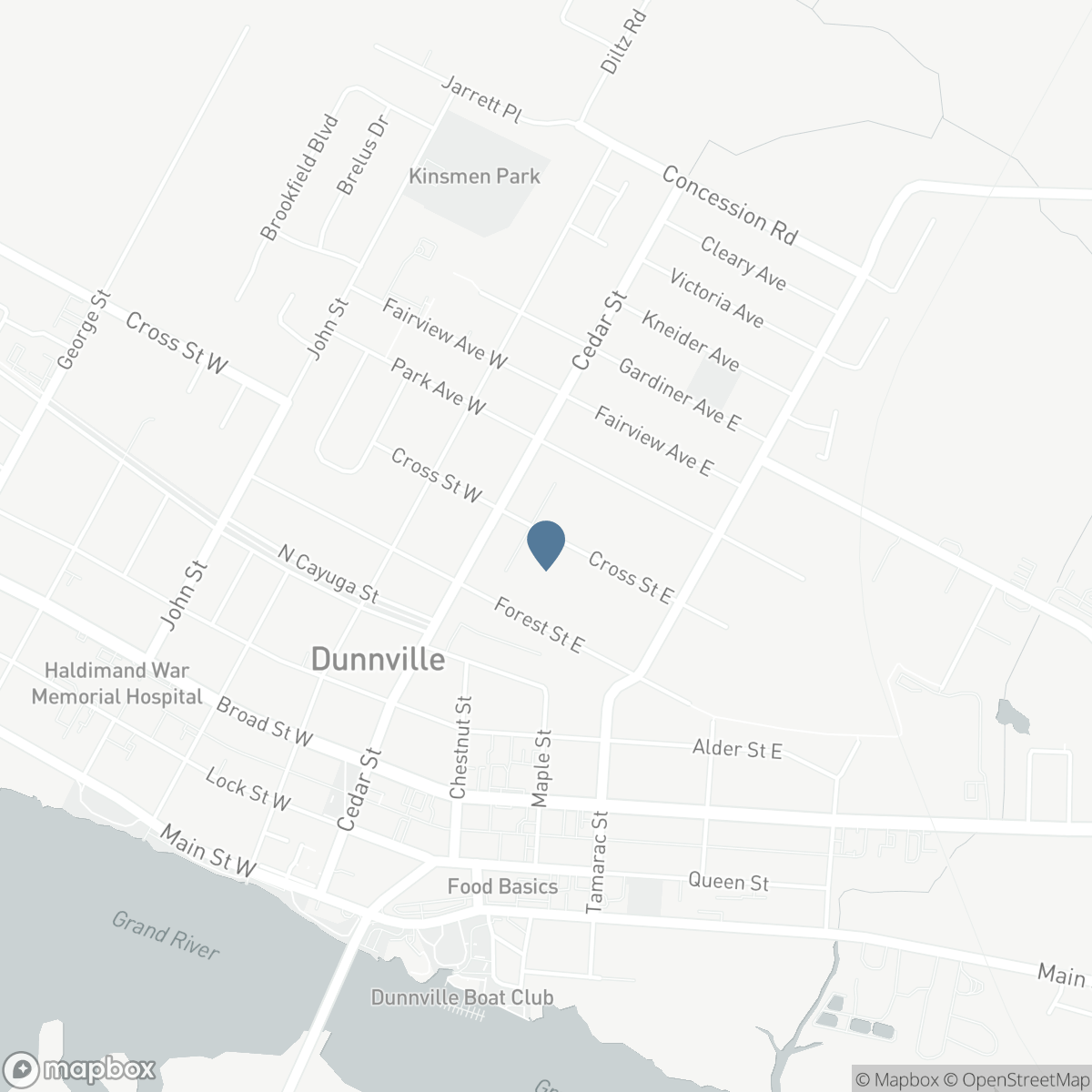 120 CROSS Street E, Dunnville, Ontario N1A 1B6